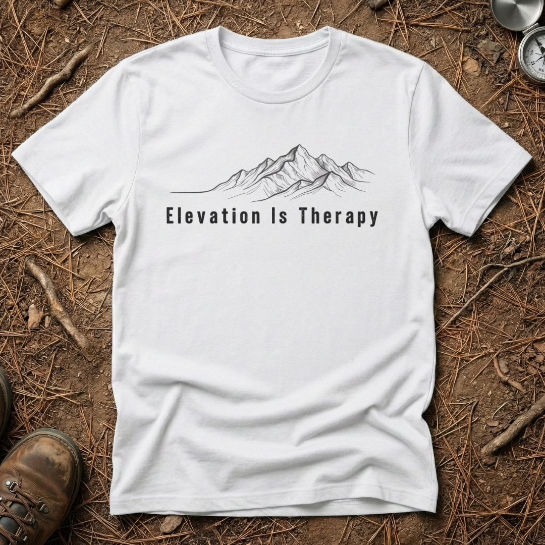 Elevation is Therapy Minimalist T-Shirt