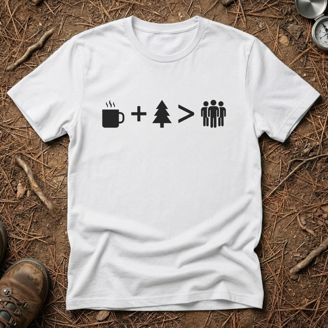 Coffee + Nature > People Minimalist T-Shirt