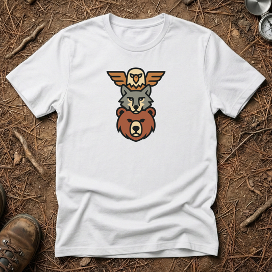 Eagle, Wolf, Bear Totem Tee