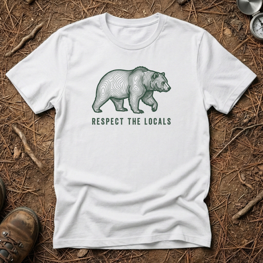 Respect The Locals Bear T-Shirt