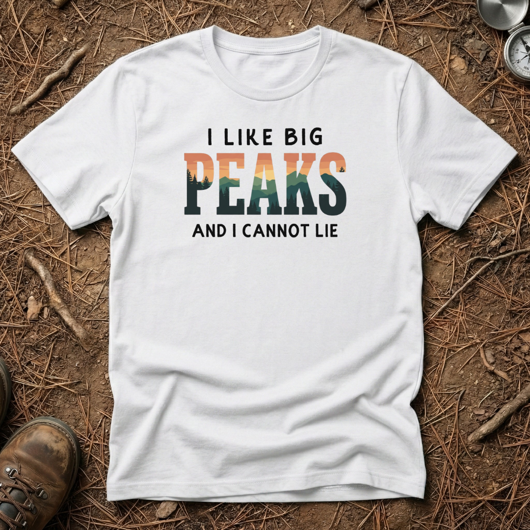 I Like Big Peaks Mountain Range T-Shirt