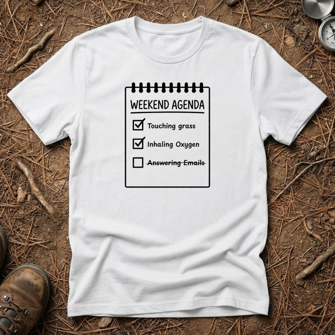 Weekend Agenda Checklist T-Shirt