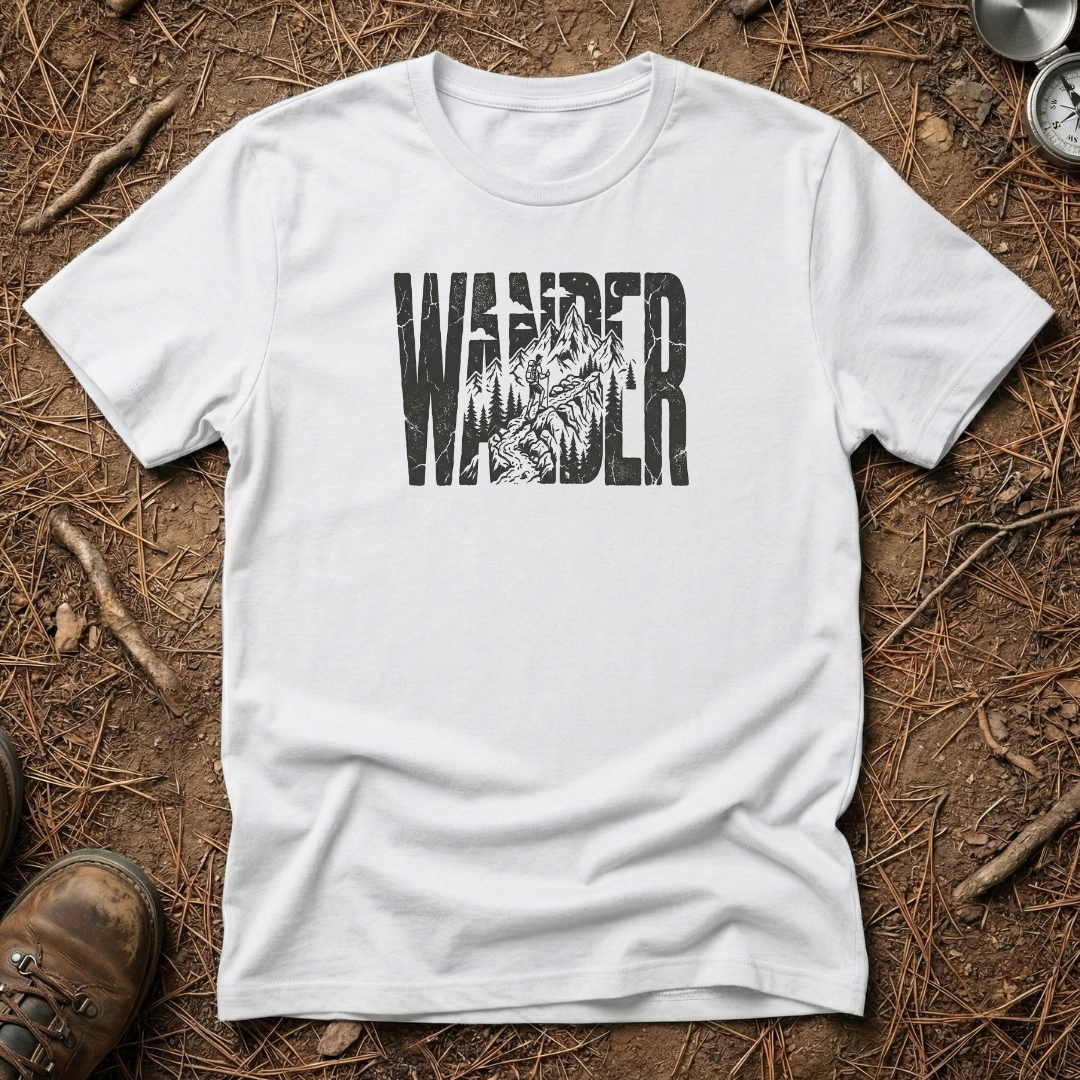 Bold Wander, Hiking Through the Mountains T-Shirt